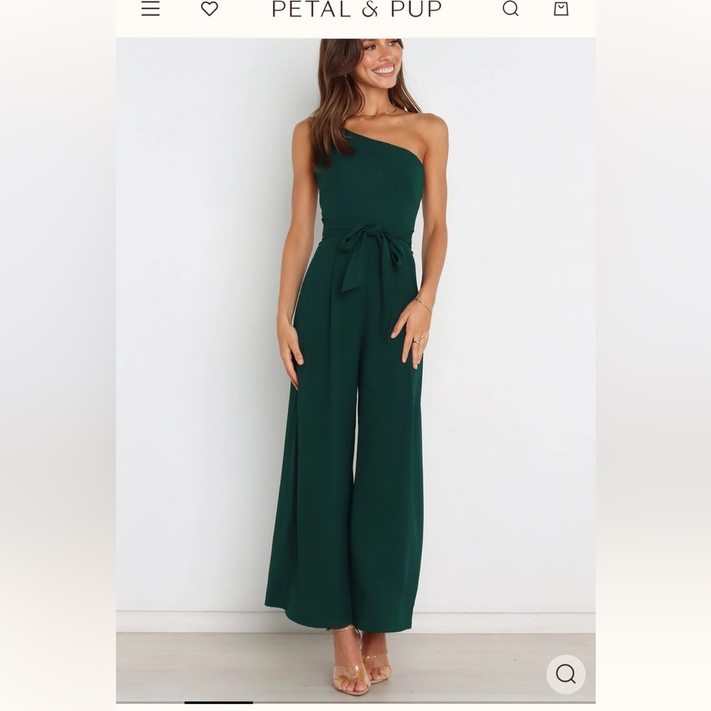 Petal & Pup Leyton Jumpsuit - Emerald